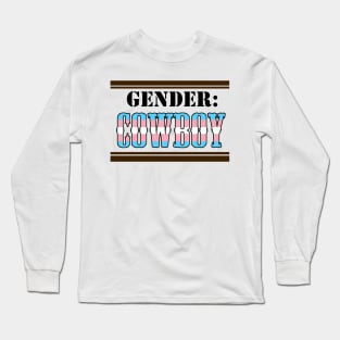 Gender: COWBOY - Trans Colors Long Sleeve T-Shirt